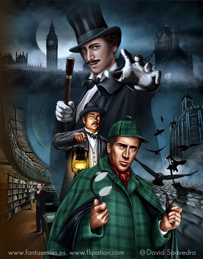 Sherlock Holmes Versus Arsène Lupin Sherlock Holmes vs A Lupin by flipation on DeviantArt