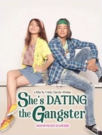 Movie poster "She's Dating the Gangster" (2004 film) starring Kathryn Bernardo and Daniel Padilla