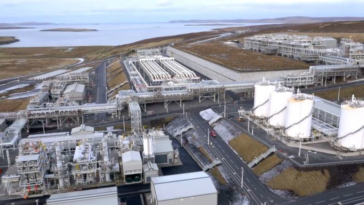 Shetland Gas Plant Total39s Shetland Gas Plant officially opened BBC News