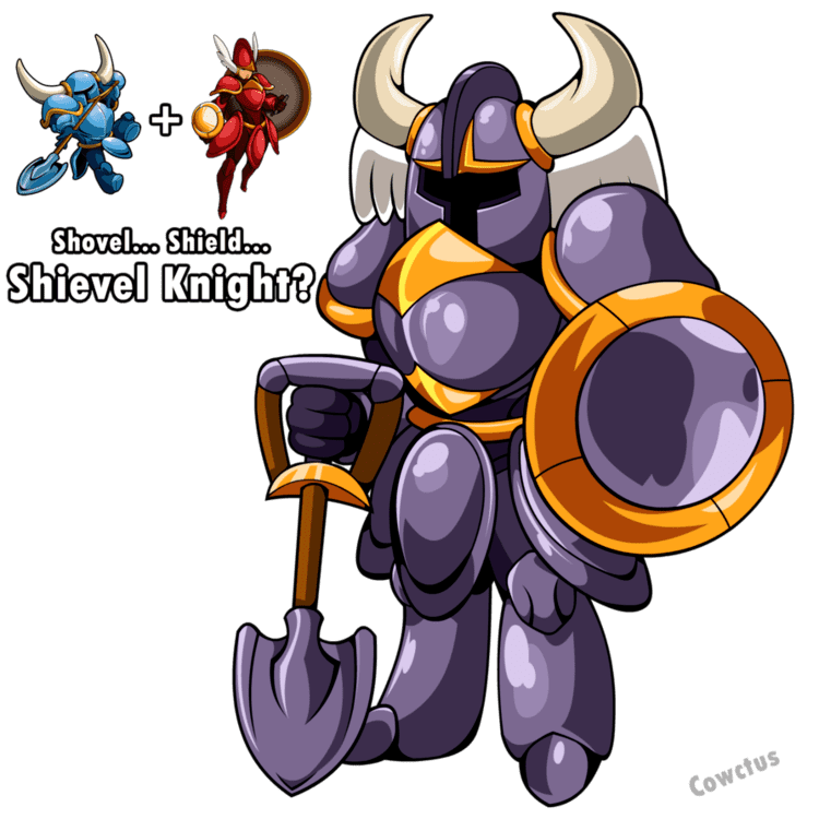 Shield Knight Shovel Shield Knight fusion Shievel Knight by Cowctus on DeviantArt