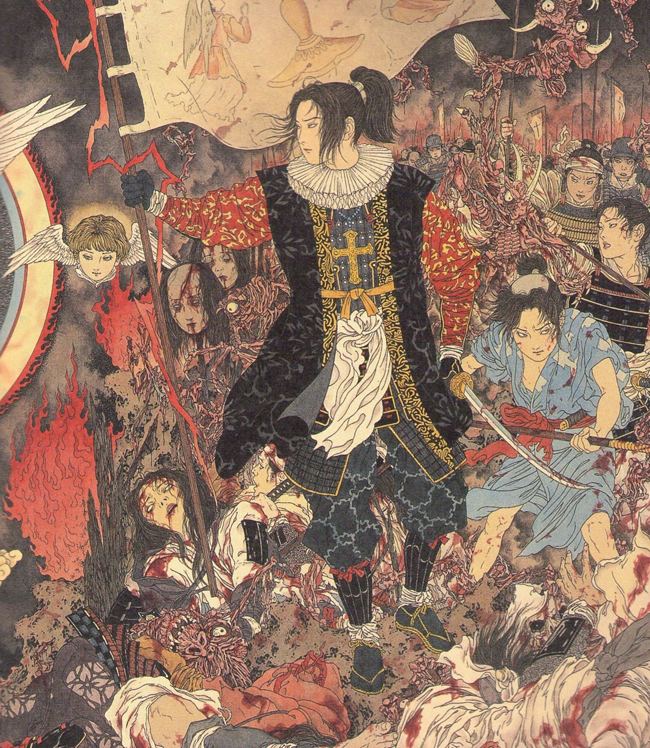 Shimabara Rebellion Shimabara Rebellion of 1637 by Yamamoto Takato Arts Pinterest