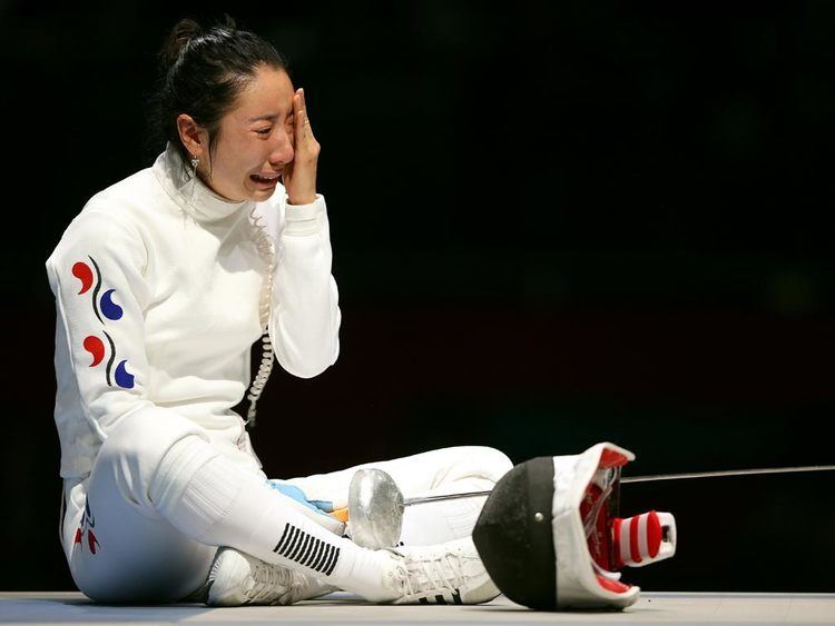 Shin A-lam Fencing Distraught South Korean Shin Lam says 39I should