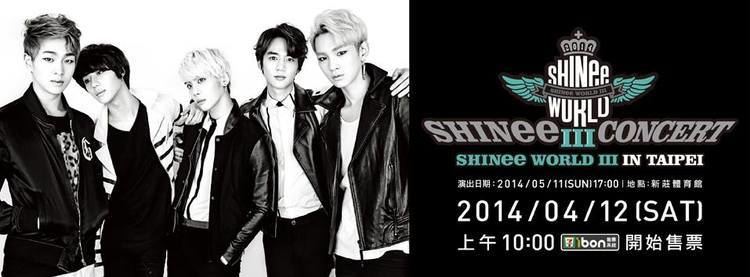 Shinee World III NEWS SHINee astounds the crowd at SHINee World III in Taipei 2014