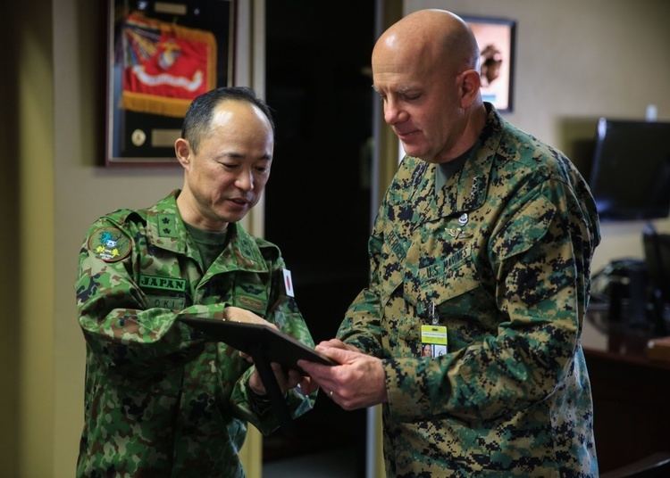 Shinichi Aoki DVIDS Images Lt Gen Berger Meets with Maj Gen Shinichi Aoki