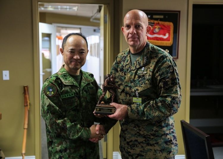 Shinichi Aoki DVIDS Images Lt Gen Berger Meets with Maj Gen Shinichi Aoki