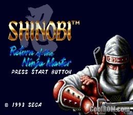 Shinobi III: Return of the Ninja Master Shinobi III Return of the Ninja Master ROM Download for Sega
