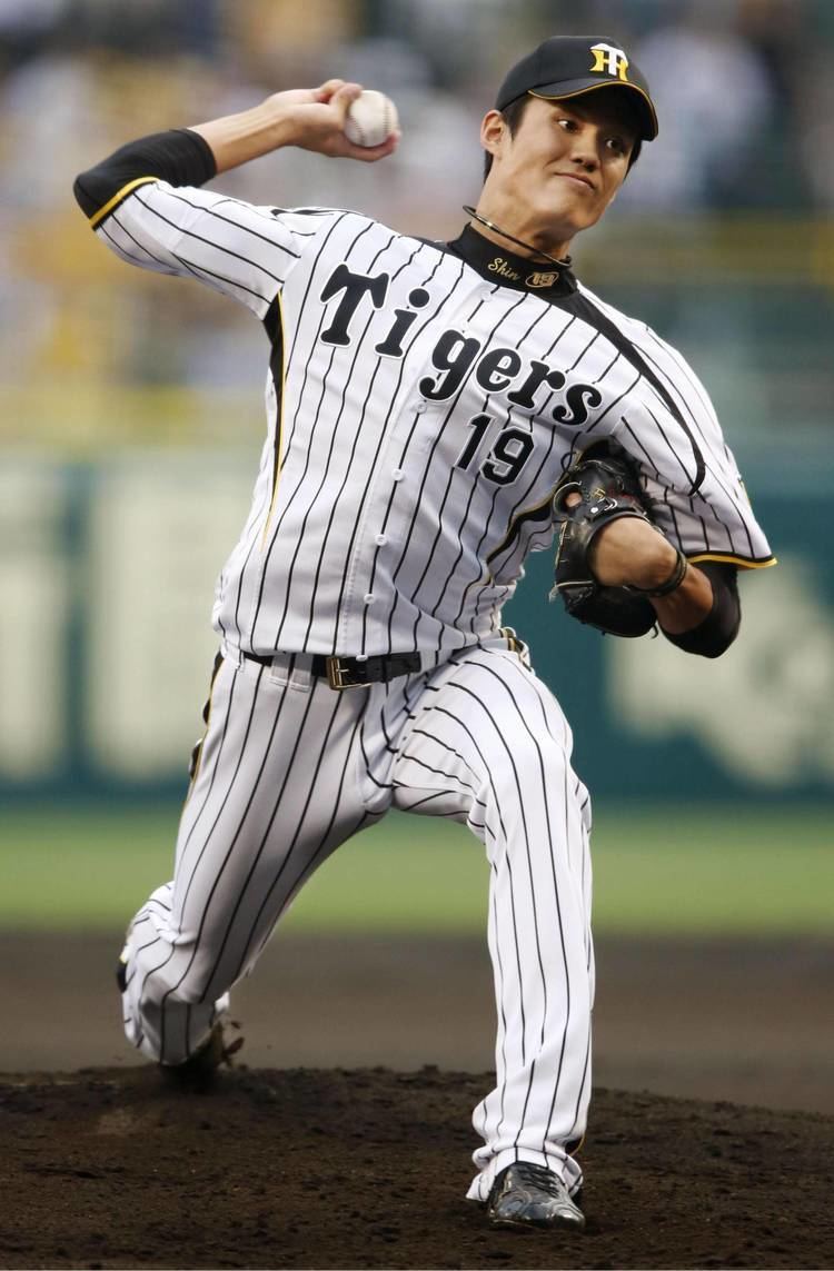 Shintaro Fujinami Tigers39 Fujinami tosses eight scoreless innings against