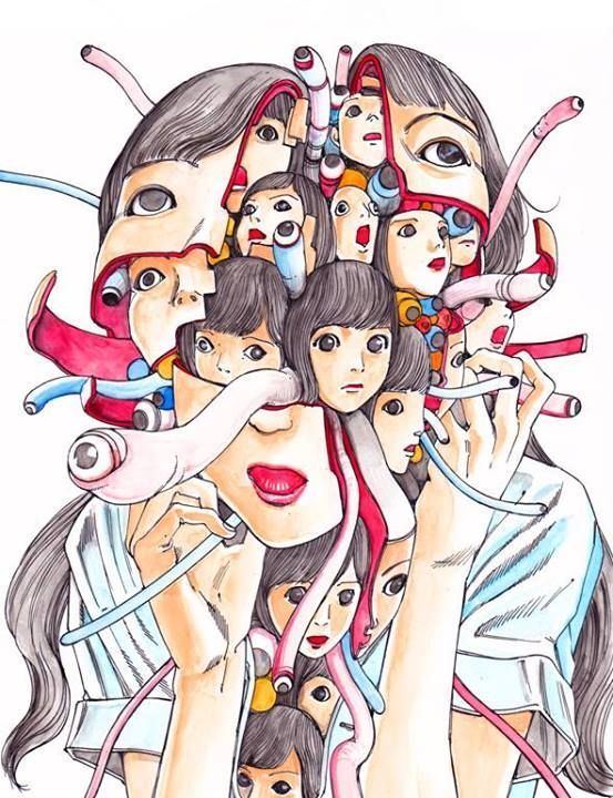 Shintaro Kago 12 best shintaro kago images on Pinterest Horror art Creepy art