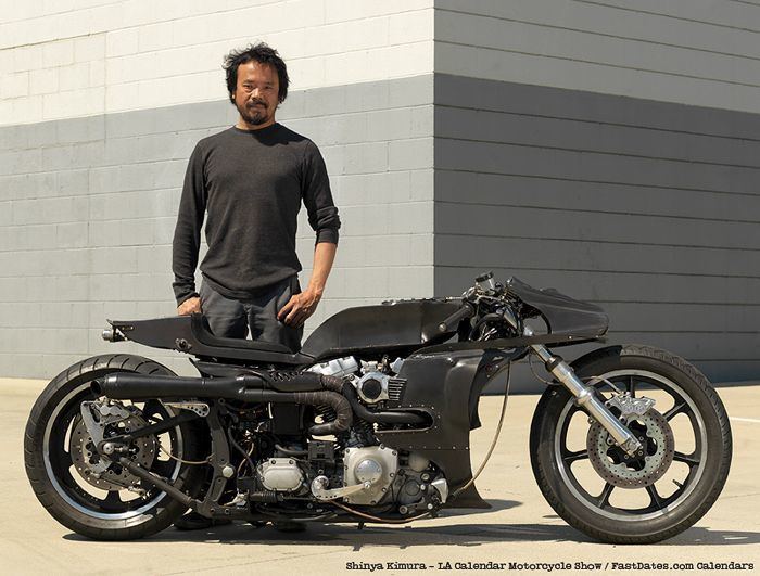 Shinya Kimura Shinya Kimura with this black beauty Cool Motorcycles