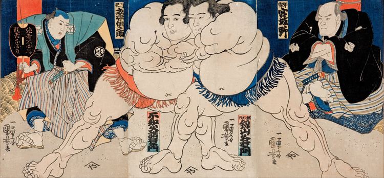 Shiranui Dakuemon FileUtagawa Kuniyoshi The sumo wrestlers Shiranui Dakuemon