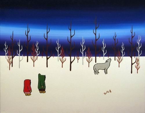 Shirley Cheechoo Shirley Cheechoo Acrylic Artworld Fine Art