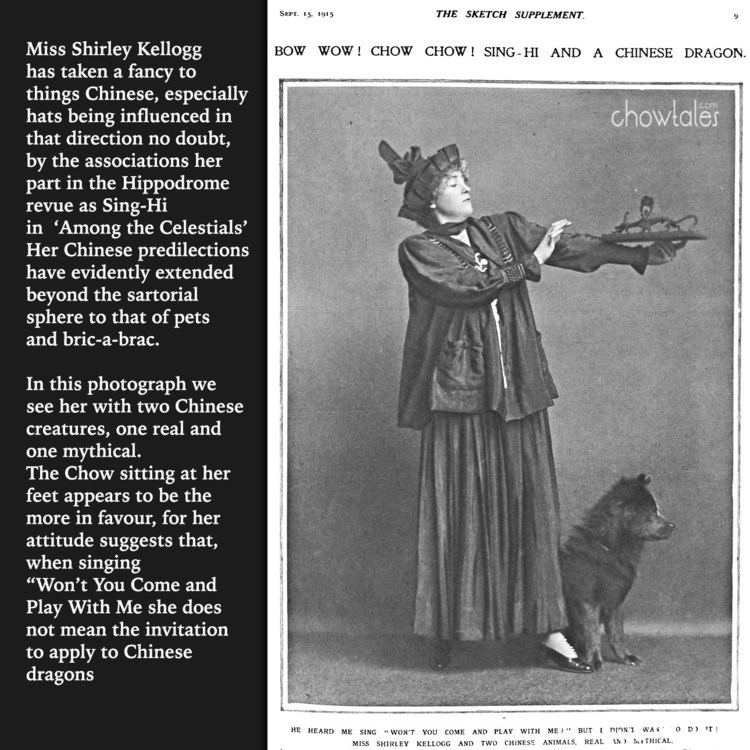 Shirley Kellogg SHIRLEY KELLOGG THEATRE AND FILM STAR CHOWTALES