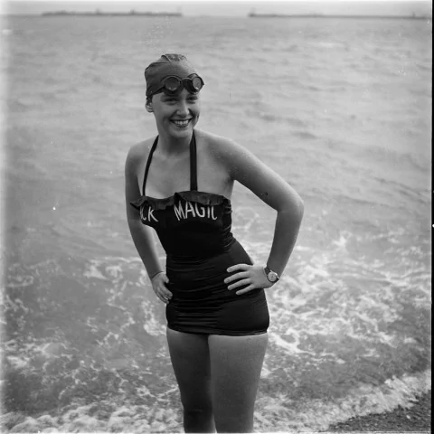 Shirley May France Shirley May France who as a young woman tried to swim the English