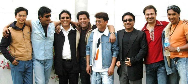 Shiv Shrestha Film Stars of Nepal with Rajesh HamalShiva Shrestha