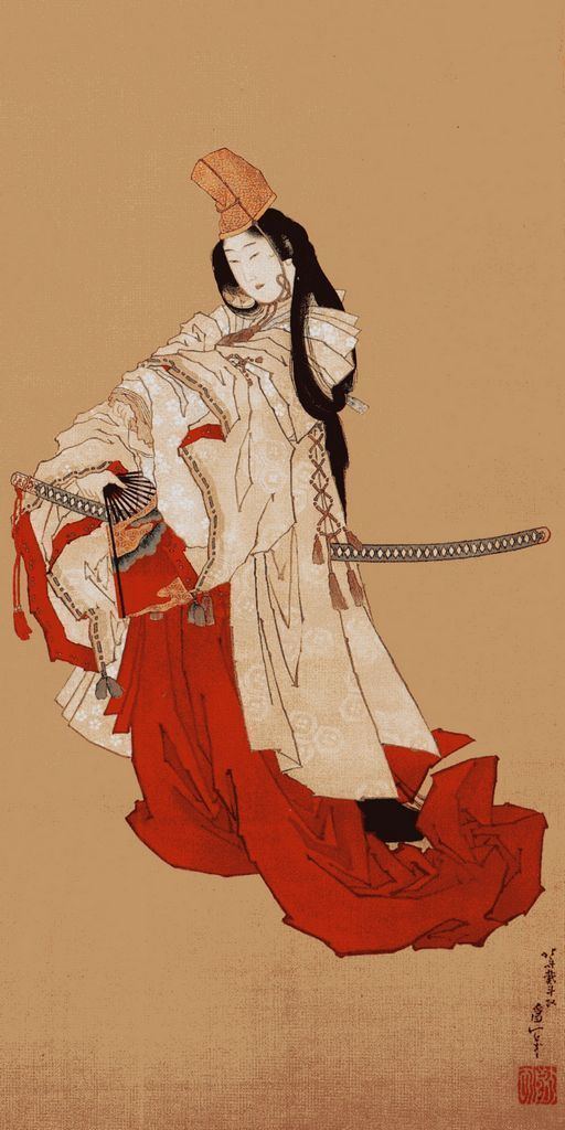 Shizuka Gozen Katsushika Hokusai Shizukagozen in her farewell dance