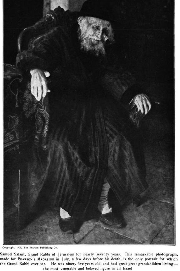 Shmuel Salant On the Main Line Meeting Rabbi Shmuel Salant in 1909