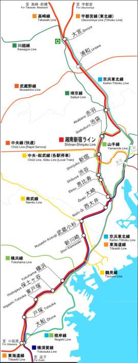 Shōnan–Shinjuku Line Linea ShnanShinjuku Wikipedia