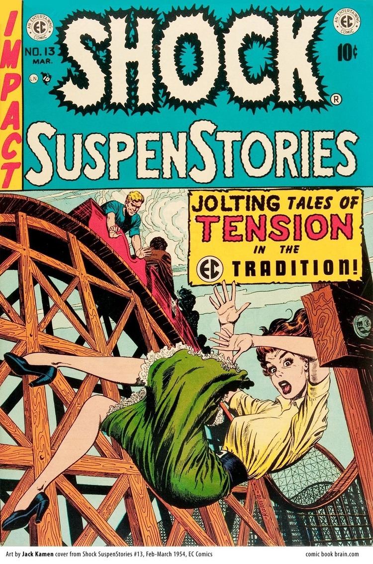 Shock SuspenStories Jack Kamen cover Shock Suspenstories 13