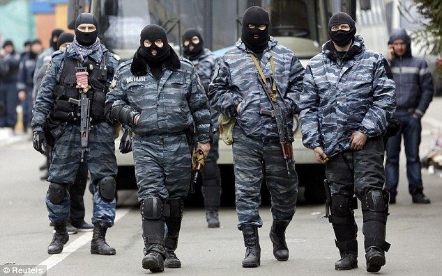 Shock troops The shock troops sent to terrorise Putin39s enemies as Crimea