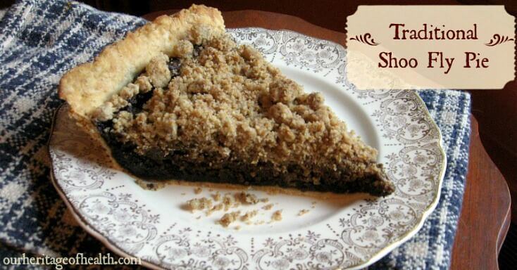 Shoofly pie Traditional Shoo Fly Pie Recipe Our Heritage of Health
