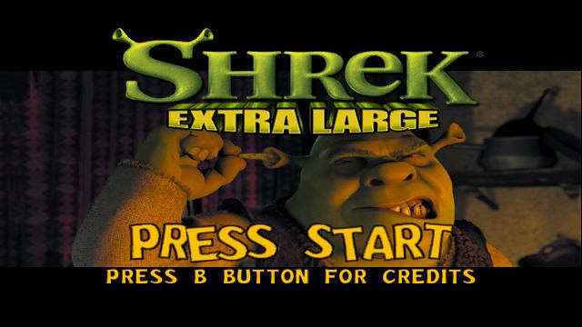 Shrek (video game) Shrek Extra Large ISO lt GCN ISOs Emuparadise