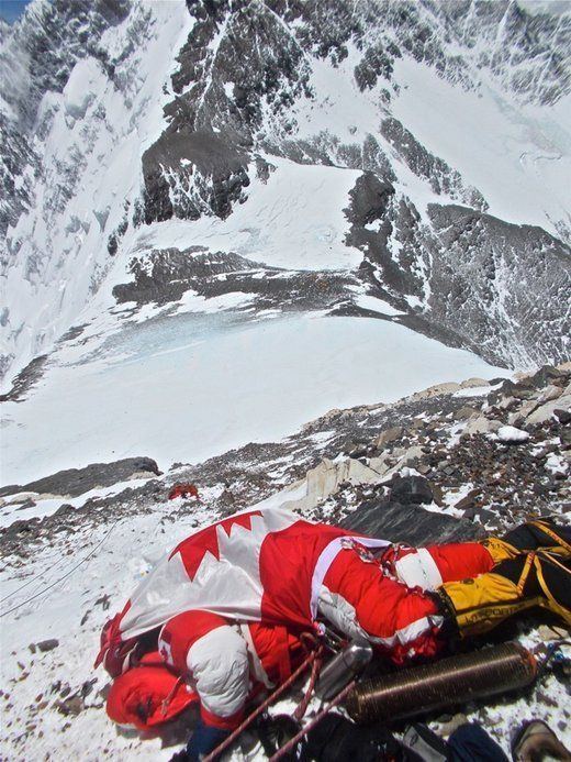 Shriya Shah-Klorfine the body of Shriya ShahKlorfine on Mt Everest300m below the