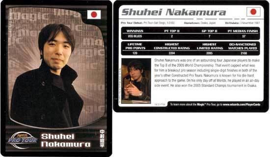Shuhei Nakamura Shuhei Nakamura Pro Player Cards