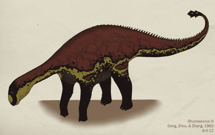 Shunosaurus shunosaurus DeviantArt