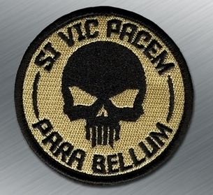 Si vis pacem, para bellum SI VIS PACEM PARA BELLUM SKULL PATCH Tactical Outfitters