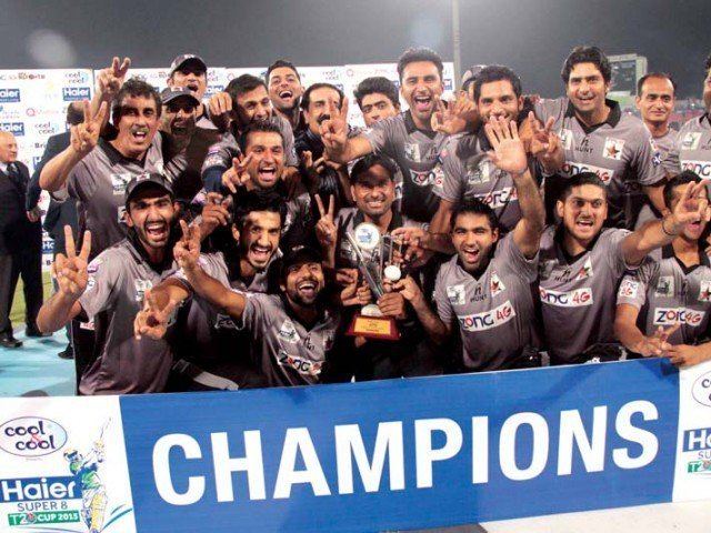 Sialkot Stallions Super 8 T20 Cup Sialkot Stallions the champions of Pakistan The