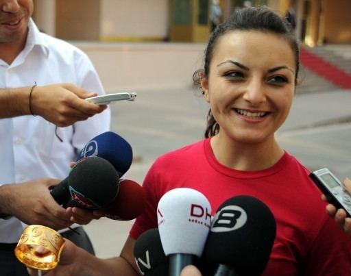 Sibel Ozkan Sibel zkan A Turkish Female Olympic medalist weightlifter