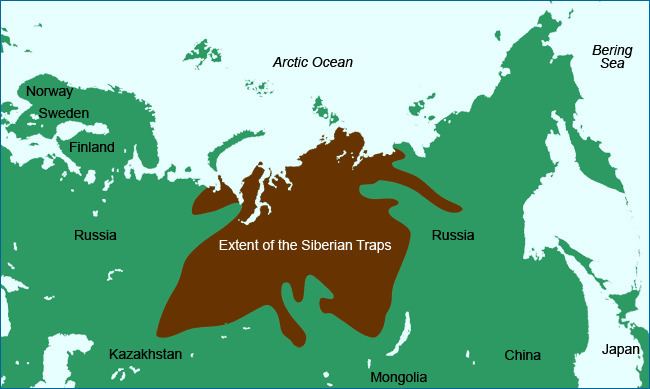 Siberian Traps Volcanic activity and mass extinction