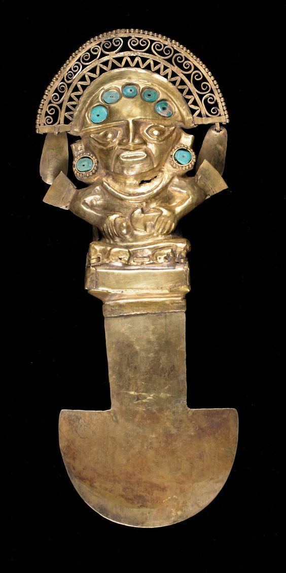 Sican culture Ceremonial Knife Tumi PreColumbian Sicn culture Peru 750