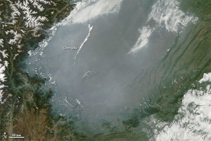 Sichuan Basin Haze over the Sichuan Basin Natural Hazards
