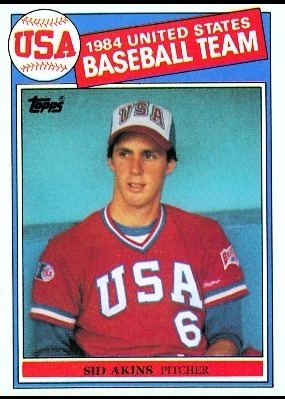 Sid Akins Baseball Card Database Sid Akins 1985