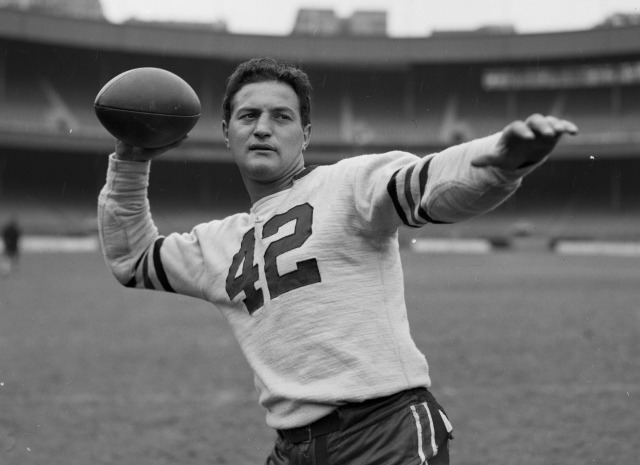 Sid Luckman Remember When Sid Luckman chose NFL instead of trucking
