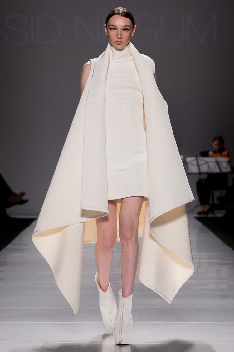 Sid Neigum Sid Neigum Fall 2014 The designer takes fabric