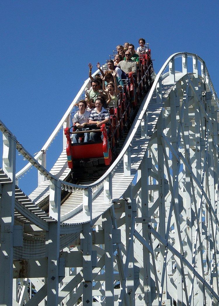 Side friction roller coaster