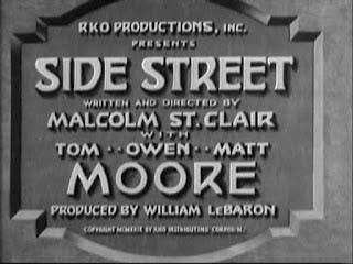 Side Street (1929 film) Side Street 1929 film Wikipedia
