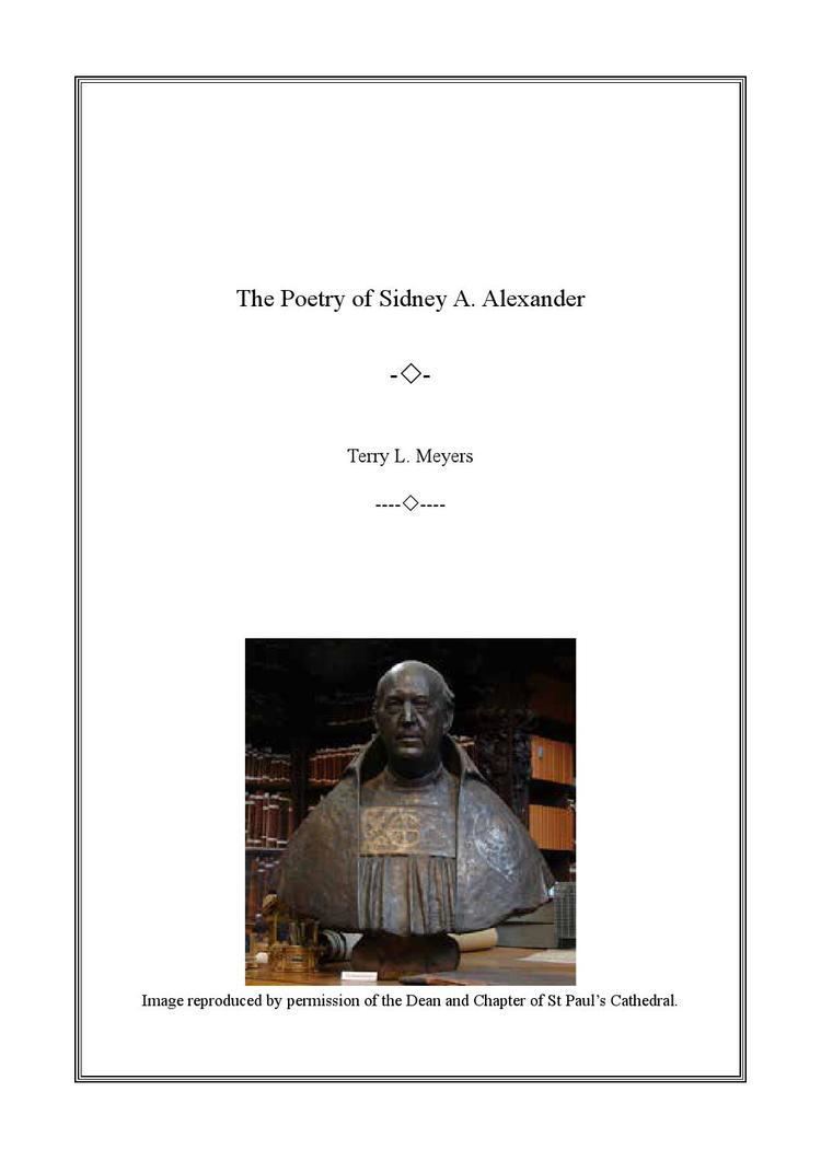 Sidney A. Alexander The Poetry of Sidney A Alexander by School of Advanced Study issuu