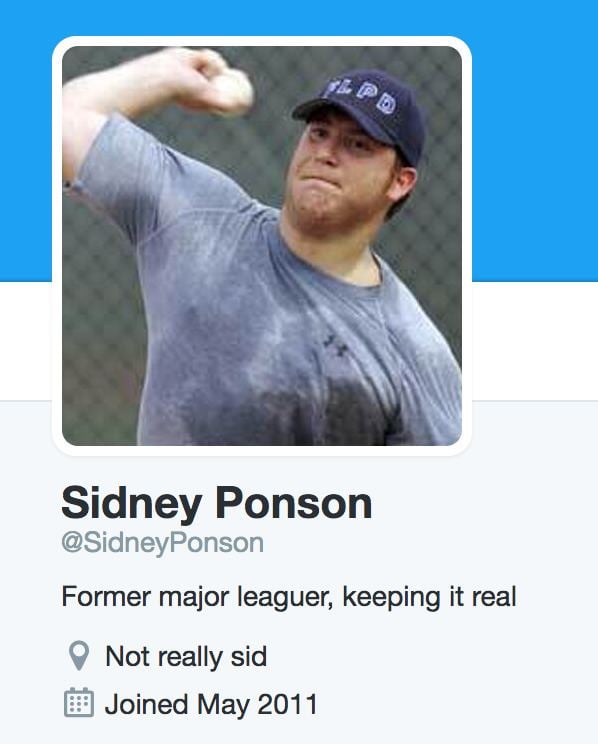 Sidney Ponson Curt Schilling argues on Twitter with fake Sidney Ponson SIcom
