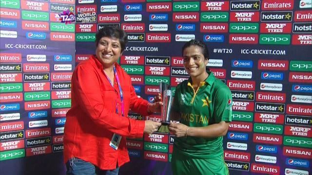 Sidra Ameen Sidra Ameen Pakistan Female Cricketer WT20 India 2016