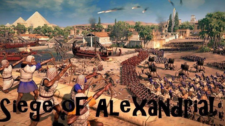 Siege of Alexandria (47 BC) Total War Rome 2 The Siege of Alexandria YouTube