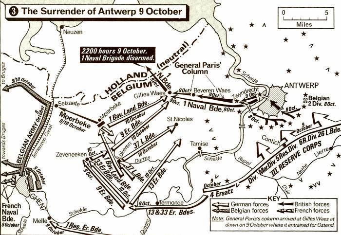 Siege of Antwerp (1914) The Defence of Antwerp The Long Long Trail