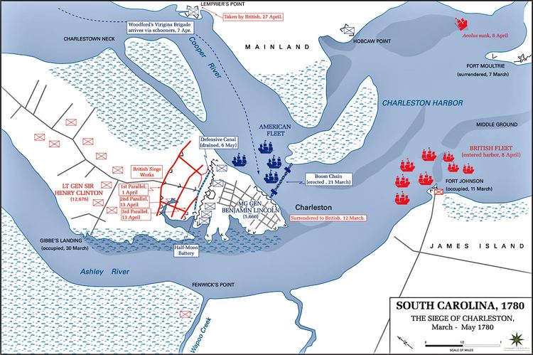Siege of Charleston of the Siege of Charleston 1780