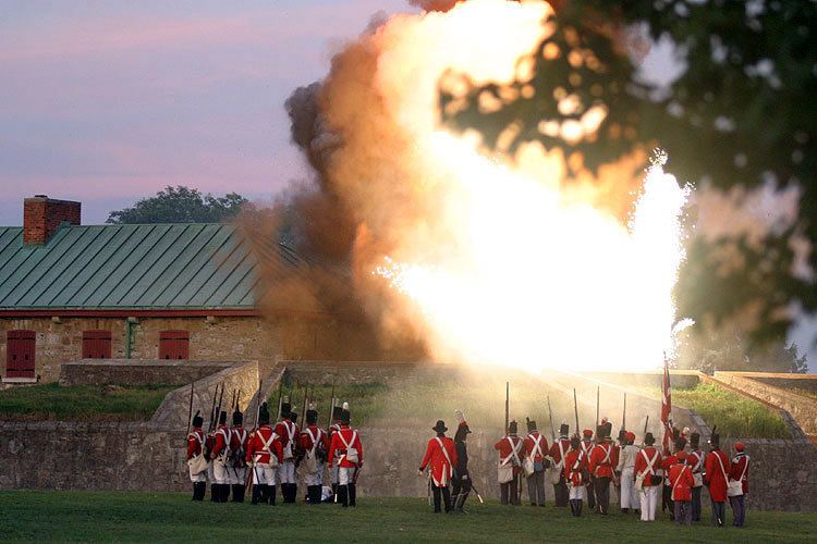 Siege of Fort Erie The powder magazine ignites during the Siege of Fort Erie
