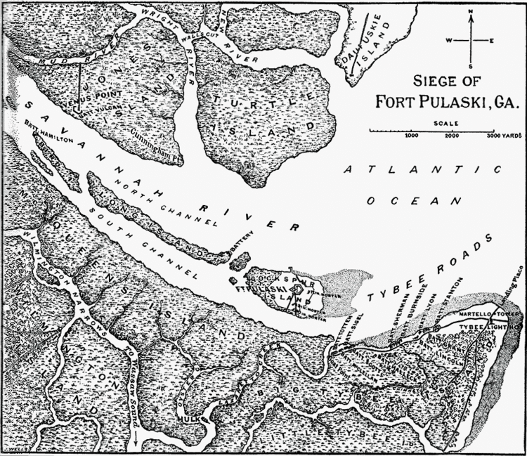 Siege of Fort Pulaski Siege of Fort Pulaski