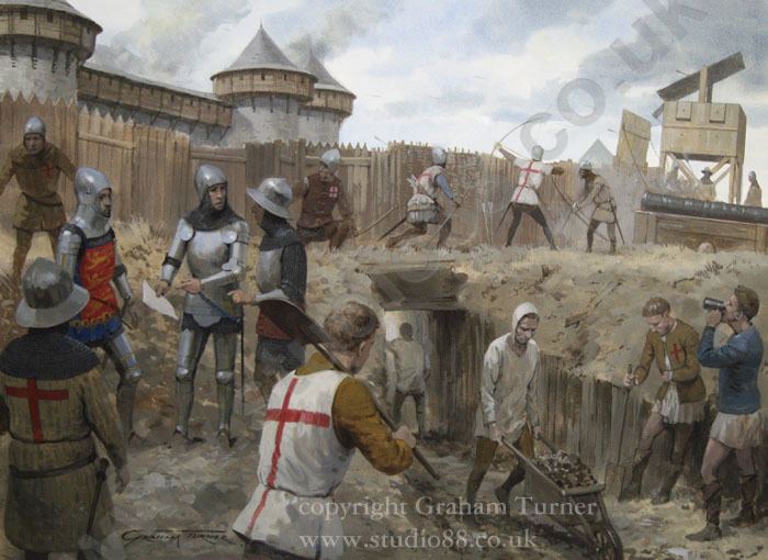Siege of Harfleur Studio 88 Limited Siege of Harfleur Original Painting