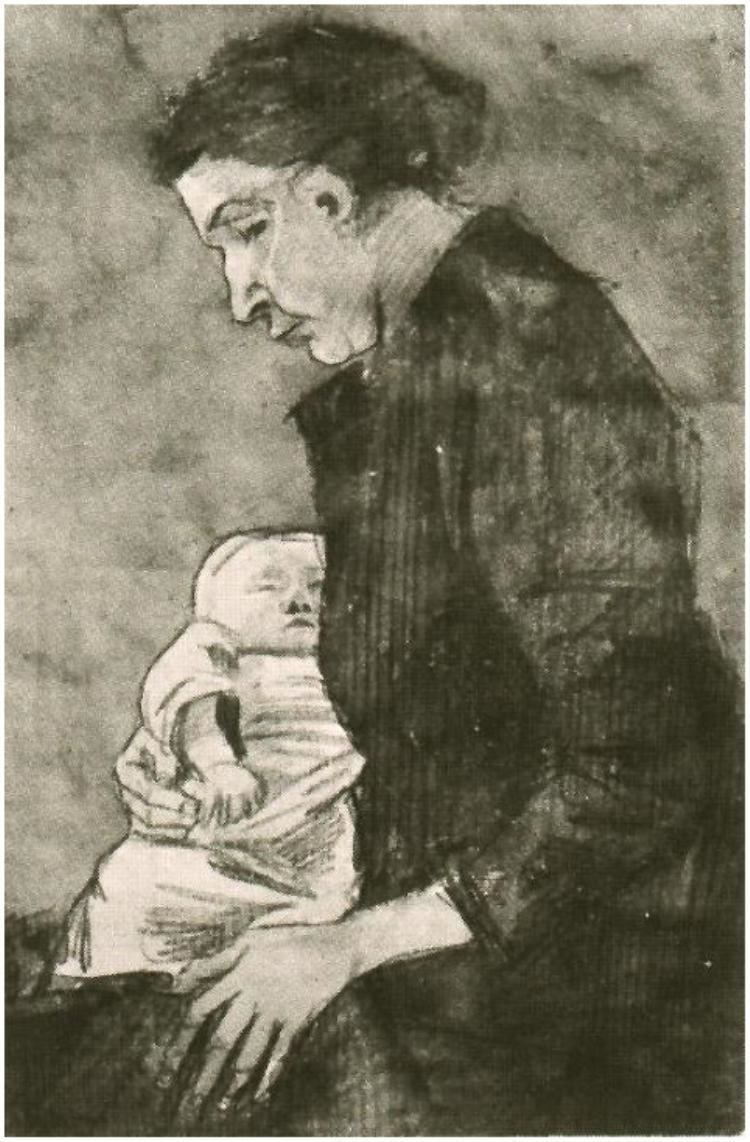 Sien (Van Gogh series) FileSien Nursing Baby HalfFigure F1065 Vincent van Goghjpg