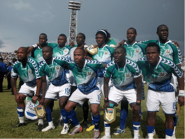 Sierra Leone national football team Leone Stars of Sierra Leone arrive in Khartoum for Sudan Afcon clash